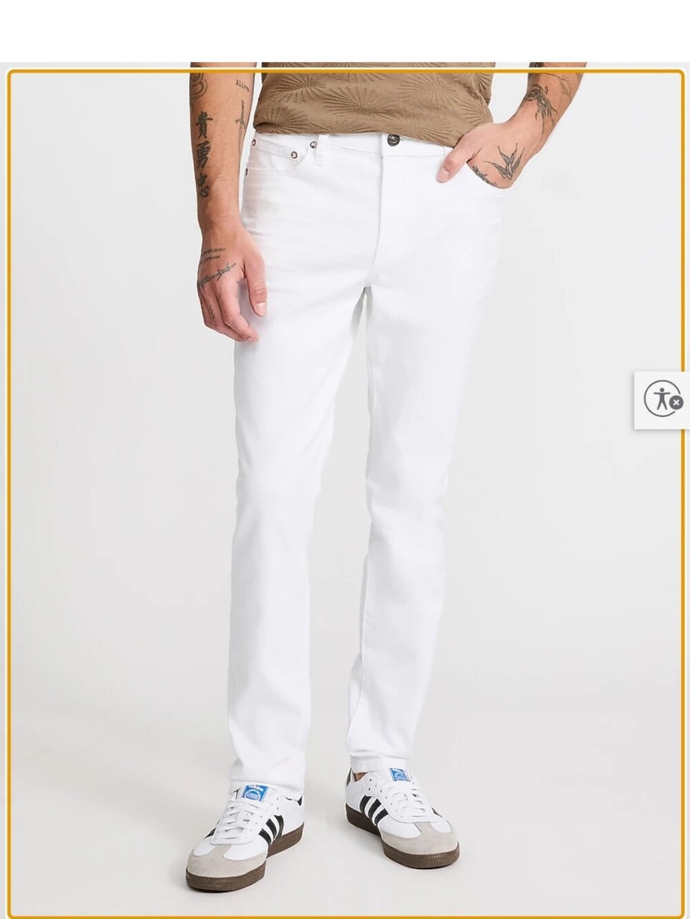 NWT Express White Skinny Hyper Stretch Jeans ■ Size 31 x 30